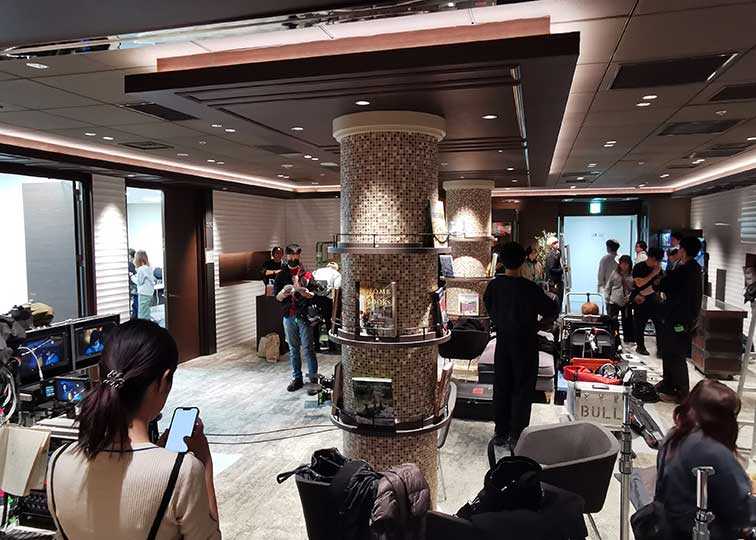 テレビドラマ撮影