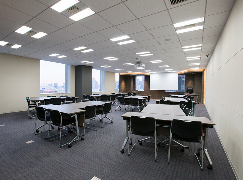 島形式（6名×8島48席）のイメージ